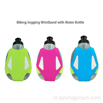 Jogging Wristband dengan botol air